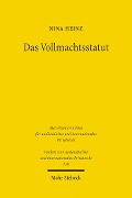 Cover-Bild zum Titel 'Das Vollmachtsstatut' von 'Nina Heinz'