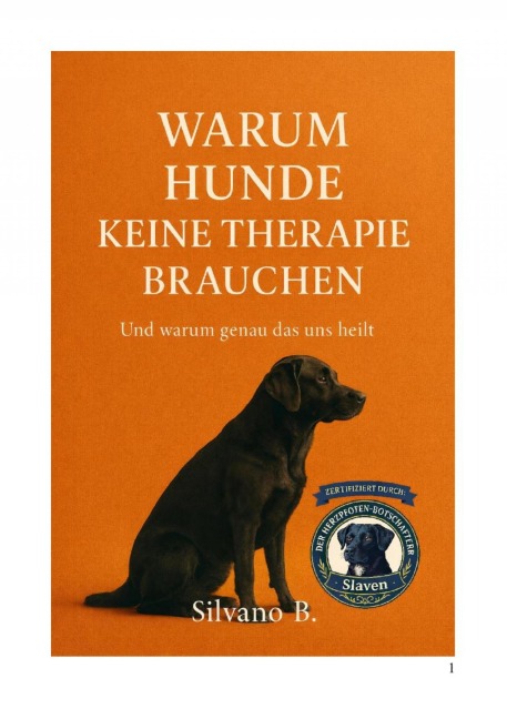 Warum Hunde keine Therapie brauchen - Silvano B
