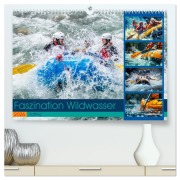 Cover-Bild zum Titel 'Faszination Wildwasser - Rafting (hochwertiger Premium Wandkalender 2026 DIN A2 quer), Kunstdruck in Hochglanz' von 'Susan Michel'