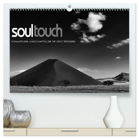 Soultouch - Schwarzweiß Landschaften, die die Seele berühren (hochwertiger Premium Wandkalender 2025 DIN A2 quer), Kunstdruck in Hochglanz - Denis Feiner