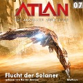 Cover-Bild zum Titel 'Atlan - Das absolute Abenteuer 07: Flucht der Solaner' von 'Wilfried A. Hary, Hans Kneifel'