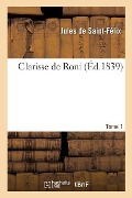 Cover-Bild zum Titel 'Clarisse de Roni' von 'Jules de Saint-Félix'