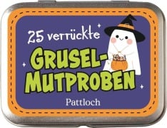 Cover-Bild zum Titel '25 verrückte Grusel-Mutproben' von 'Klara Wiesel'