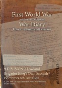 Cover-Bild zum Titel '9 DIVISION 2 Lowland Brigades King's Own Scottish Borderers 6th Battalion.' von ''