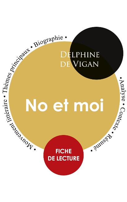 Fiche de lecture No et moi (Étude intégrale) - Delphine De Vigan