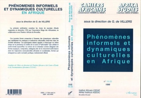 Phénomènes informels et dynamiques culturelles en Afrique - de Villers