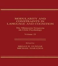 Modularity and Constraints in Language and Cognition - 
