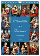 Cover-Bild zum Titel 'Marienbilder der Renaissance neu interpretiert (Wandkalender 2026 DIN A4 hoch), CALVENDO Monatskalender' von 'Werner Braun'