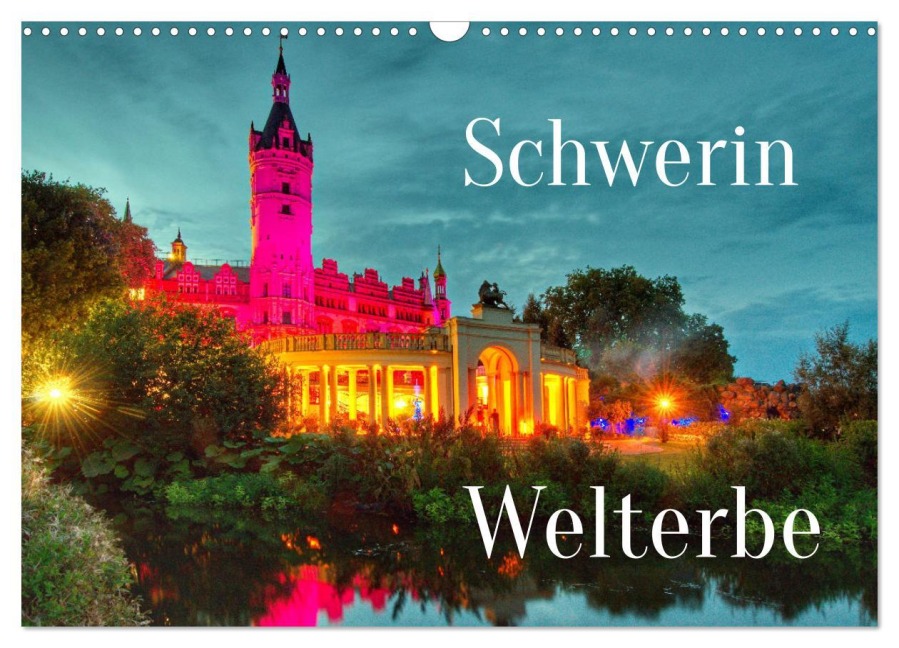 Schwerin - Welterbe (Wandkalender 2026 DIN A3 quer), CALVENDO Monatskalender - Reinhard Balzerek