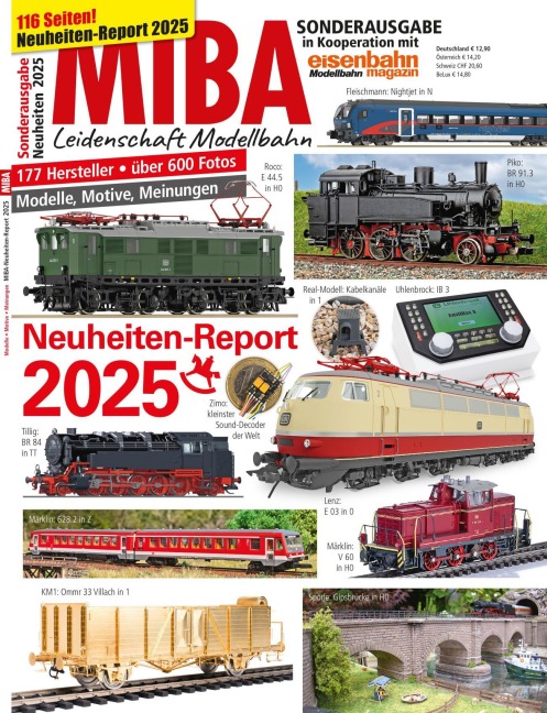 MIBA-Neuheiten-Report 2025 - 