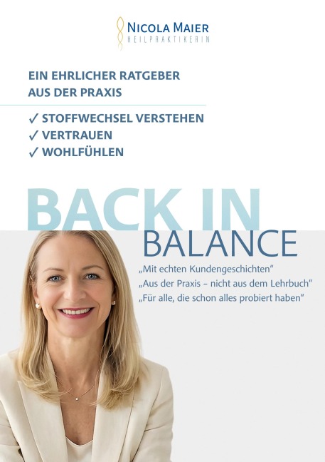 BACK IN BALANCE - Nicola Maier