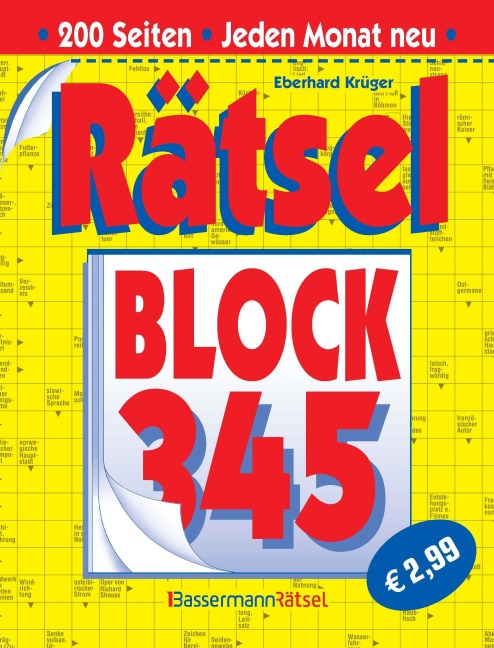 Rätselblock 345 (5 Exemplare à 2,99 EUR) - Eberhard Krüger