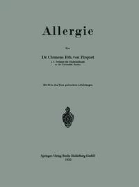 Allergie - Clemens Peter Pirquet Von Cesenatico