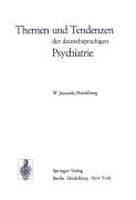 Cover-Bild zum Titel 'Themen und Tendenzen der deutschsprachigen Psychiatrie' von 'W. Janzarik'