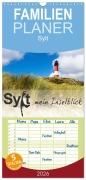 Familienplaner 2026 - Sylt mein Inselblick mit 5 Spalten (Wandkalender, 21 x 45 cm) CALVENDO - Andrea Dreegmeyer