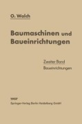 Cover-Bild zum Titel 'Baumaschinen und Baueinrichtungen' von 'O. Walch'