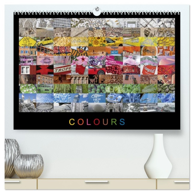 Colours (hochwertiger Premium Wandkalender 2026 DIN A2 quer), Kunstdruck in Hochglanz - Martin Ristl