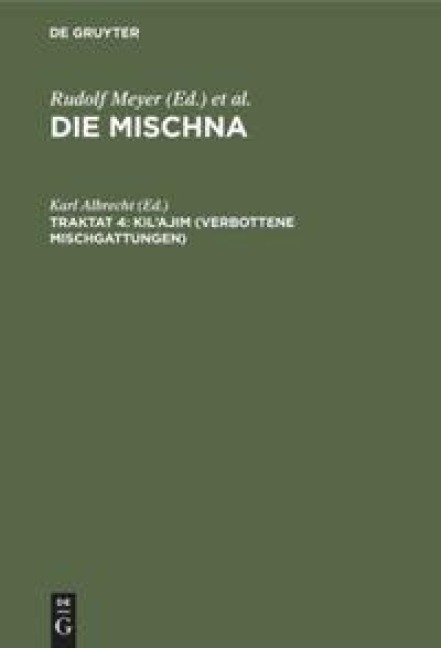 Kil'ajim (Verbottene Mischgattungen) - 