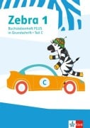 Cover-Bild zum Titel 'Zebra 1. Buchstabenheft Plus in Grundschrift Klasse 1' von ''