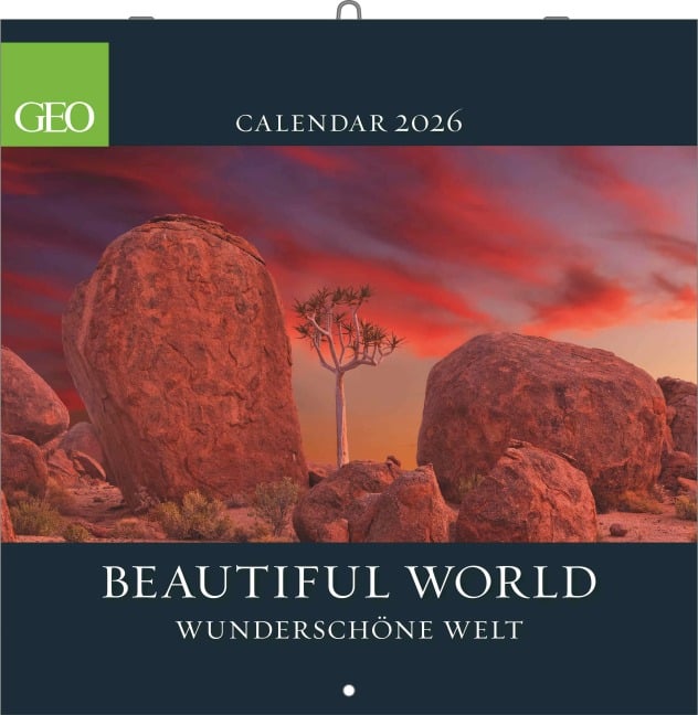 GEO Beautiful World 2026 - Wand-Kalender - Natur-Kalender - Broschüren-Kalender - 30x30 - 30x60 geöffnet - 