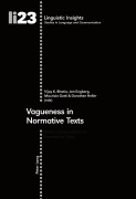 Cover-Bild zum Titel 'Vagueness in Normative Texts' von ''