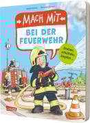 Cover-Bild zum Titel 'Mach mit - Bei der Feuerwehr' von 'Sandra Grimm'