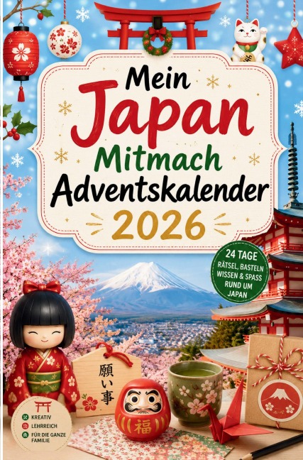 Mein Japan Mitmach Adventskalender 2026 - Yumi Breckmann