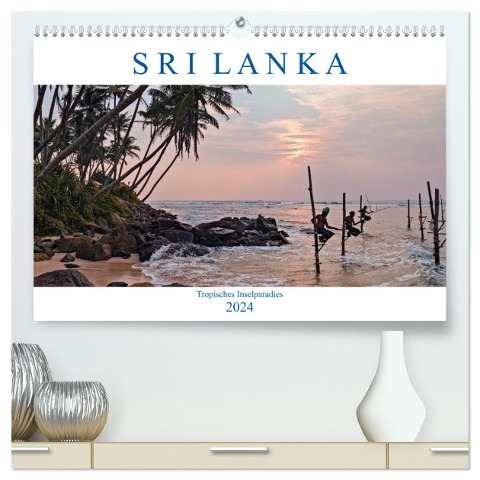 Sri Lanka, tropisches Inselparadies (hochwertiger Premium Wandkalender 2024 DIN A2 quer), Kunstdruck in Hochglanz - Joana Kruse