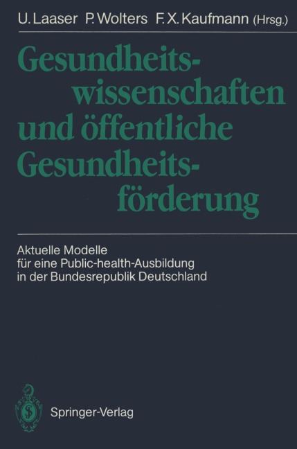 Gesundheitswissenschaften und öffentliche Gesundheitsförderung - 