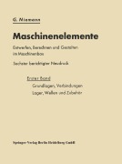 Cover-Bild zum Titel 'Maschinenelemente Entwerfen, Berechnen und Gestalten im Maschinenbau' von 'G. Niemann'