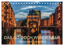 Cover-Bild zum Titel 'Das ist doch wunderbar. Weltkulturerbe in Deutschland (Tischkalender 2026 DIN A5 quer), CALVENDO Monatskalender' von 'Andy Tetlak'
