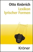 Cover-Bild zum Titel 'Lexikon lyrischer Formen' von 'Otto Knörrich'