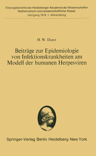 Beiträge zur Epidemiologie von Infektionskrankheiten am Modell der humanen Herpesviren - H. W. Doerr