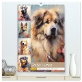 Große Hunde. Schöne Aquarelle von tollen Tieren (hochwertiger Premium Wandkalender 2025 DIN A2 hoch), Kunstdruck in Hochglanz - Rose Hurley
