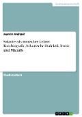 Cover-Bild zum Titel 'Über Sokrates mit Rücksicht auf seine Ironie' von 'Jasmin Weitzel'