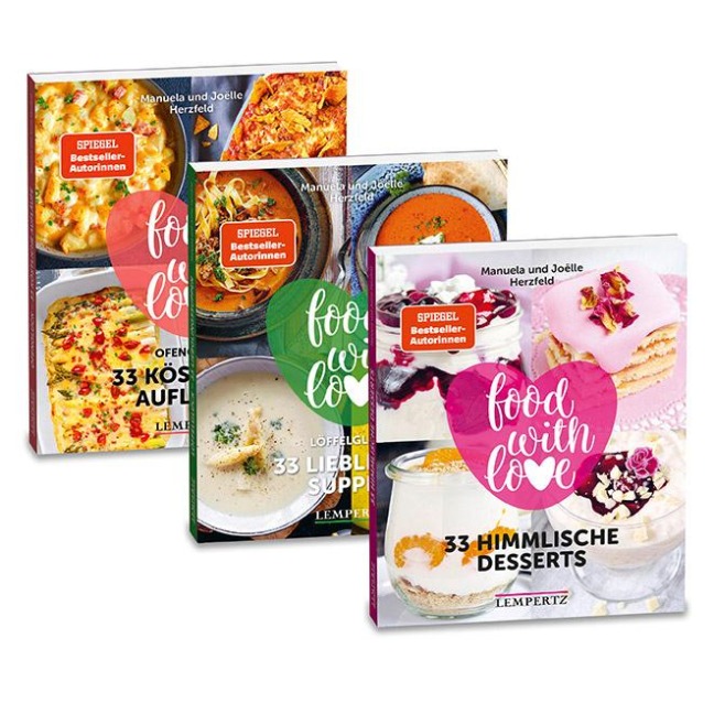 Die 99 besten Herzfeld Rezepte; Bundle; Food with Love; Herzfeld, Manuela / Herzfeld, Joëlle - Manuela Herzfeld Herzfeld