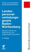 Cover-Bild zum Titel 'Landespersonalvertretungsgesetz Baden-Württemberg' von 'Wolf Klimpe-Auerbach, Michael D. Wirlitsch, Ewald Bartl, Anja Reinke, Hanna Binder'
