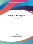 Cover-Bild zum Titel 'History of the Plague in London' von 'Daniel Defoe'