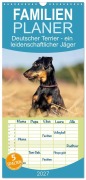 Cover-Bild zum Titel 'Familienplaner 2027 - Deutscher Terrier - ein leidenschaftlicher Jäger mit 5 Spalten (Wandkalender, 21 x 45 cm) CALVENDO' von 'Monika Scheurer'