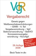 Cover-Bild zum Titel 'Vergaberecht. VgR' von ''