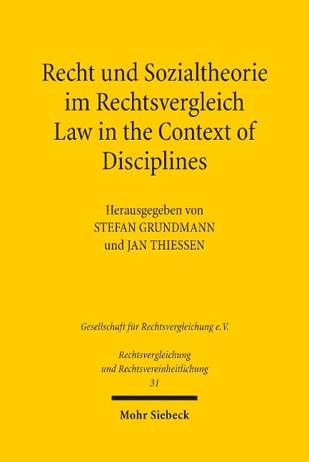 Recht und Sozialtheorie im Rechtsvergleich / Law in the Context of Disciplines - 