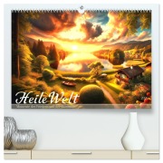 Heile Welt - Momente des Friedens und der Harmonie (hochwertiger Premium Wandkalender 2026 DIN A2 quer), Kunstdruck in Hochglanz - Marco Warstat