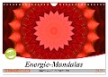 Energie-Mandalas Stärke durch die Farbe Rot (Wandkalender 2025 DIN A4 quer), CALVENDO Monatskalender - Christine Bässler