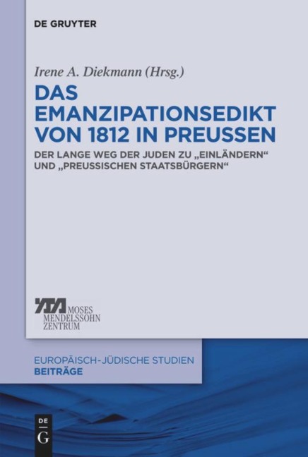 Das Emanzipationsedikt von 1812 in Preußen - 
