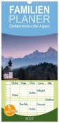 Cover-Bild zum Titel 'Familienplaner 2027 - Geheimnisvolle Alpen mit 5 Spalten (Wandkalender, 21 x 45 cm) CALVENDO' von 'Florian Westermann'