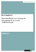 Cover-Bild zum Titel 'Testkonstruktion zur Erhebung der Ausprägung des Konstrukt "Perfektionismus"' von 'Mirco Engelhardt'