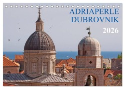Cover-Bild zum Titel 'Adriaperle Dubrovnik (Tischkalender 2026 DIN A5 quer), CALVENDO Monatskalender' von 'Werner Braun'