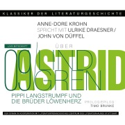 Cover-Bild zum Titel 'Ein Gespräch über Astrid Lindgren - Pippi Langstrumpf und Die Brüder Löwenherz' von 'Timo Brunke, Ulrike Draesner, John von Düffel, Anne-Dore Krohn'
