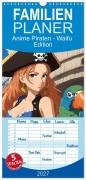 Cover-Bild zum Titel 'Familienplaner 2027 - Anime Piraten - Waifu Edition mit 5 Spalten (Wandkalender, 21 x 45 cm) CALVENDO' von 'Carmen Wrede'