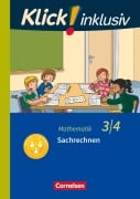 Cover-Bild zum Titel 'Kl!ck inklusiv 3./4. Schuljahr - Grundschule/Förderschule - Mathematik - Sachrechnen' von 'Silke Burkhart, Petra Franz, Silvia Weisse'